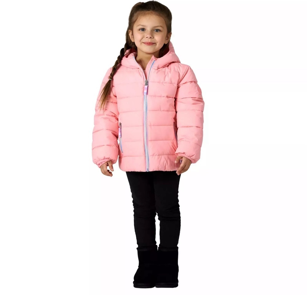⚡️Gerry Kids' Jersey Lined Jacket Hooded Insulated Bubble Jacket (Size 6)